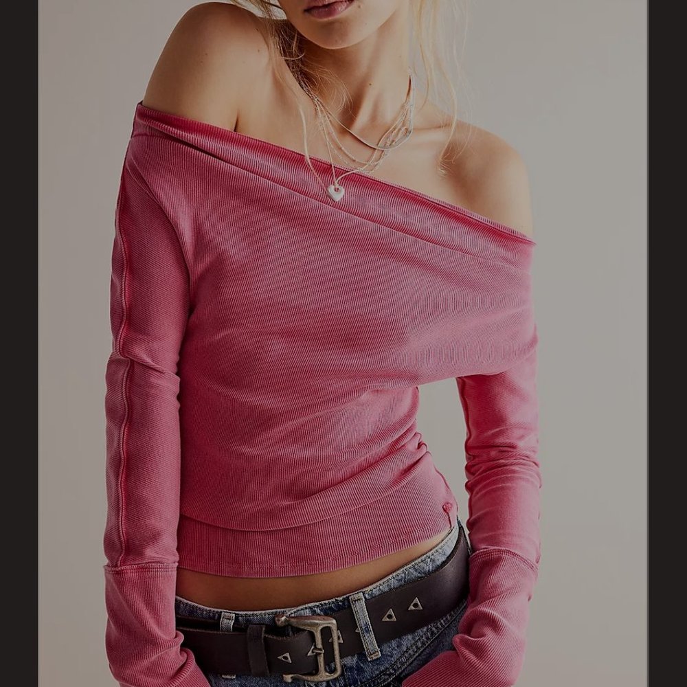 Free people magenta gigi top in medium